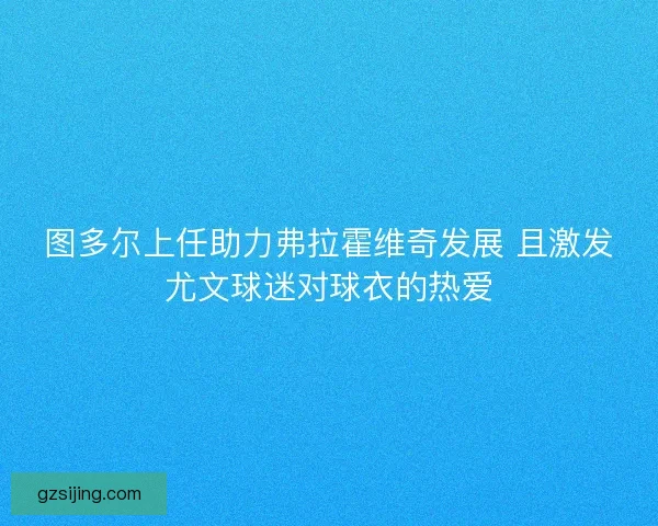 图多尔上任助力弗拉霍维奇发展 且激发尤文球迷对球衣的热爱